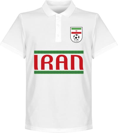 Iran Team Polo Shirt - Wit - S