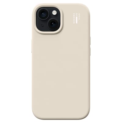 iDeal of Sweden Silicone Case geschikt voor MagSafe geschikt voor iPhone 17e / 16e / 15 / 14 / 13 - Cloud Dancer
