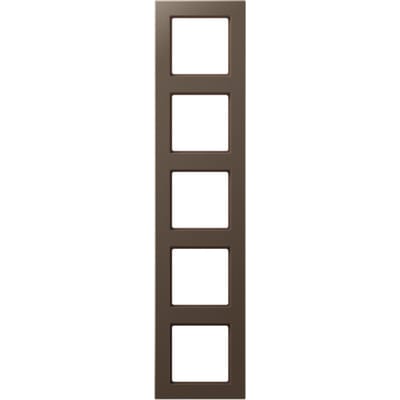 Jung 5 Gang Afdekking Frame A Creatie Mocha - AC585MO