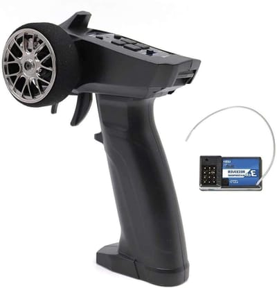 2.4GHz 3CH Radio Transmitter en Ontvanger voor RC Auto en Boot - Perfecte Besturing voor Hobbyisten