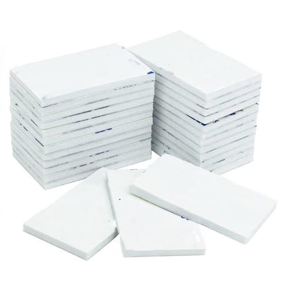 Plakband, dubbelzijdige zelfklevende pads extra sterk, schuim zelfklevende pads, robuuste montage-kleeschaum-pads, waterdicht, voor thuis kantoor auto school, rechthoek (50 mm x