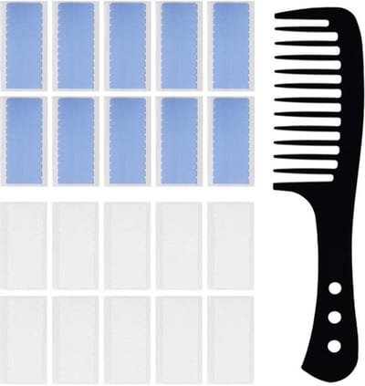 Dailygoods- Pruiktape 240 Stuks - Onzichtbare Verlengband - Haarband - Haarkam - Water- en Zweetbestendig - Folie 4 x 0,8 cm