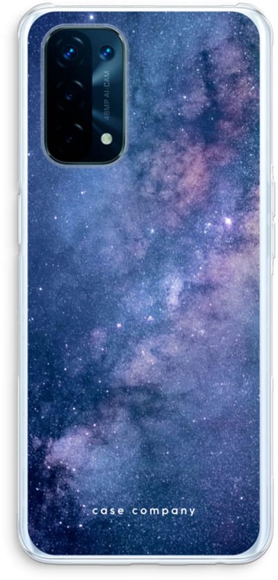 Case Company® - Hoesje geschikt voor Oppo A74 5G hoesje - Nebula - Soft Cover Telefoonhoesje - Bescherming aan alle Kanten en Schermrand