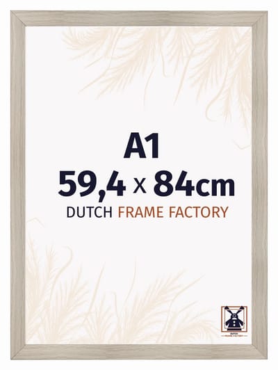 Fotolijst A1 59,4x84 cm - MDF - Eiken Licht - Praag