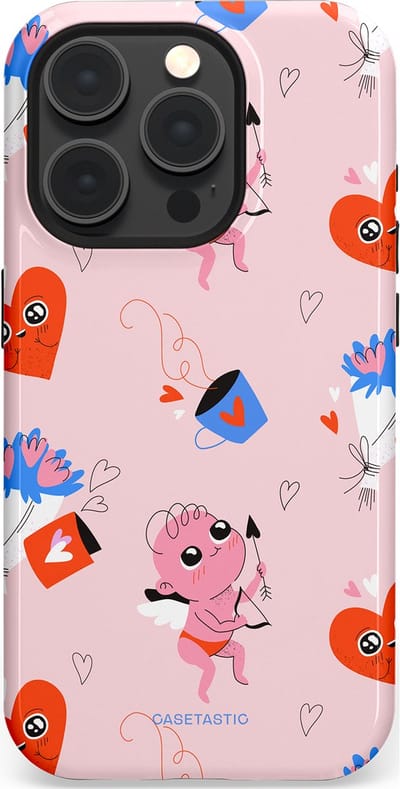 Casetastic Hoesje Geschikt voor Apple iPhone 15 Pro Magsafe - Stijlvolle Beschermende Duo-layer Case - Cupido's Keuze