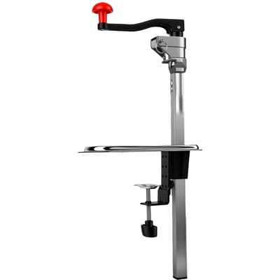 Ouvre-boîte Manuel de Table en Acier Inoxydable Ouvre-boîte Commercial pour Cuisine de Restaurant Maison black