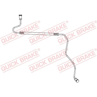 Remleiding QUICK BRAKE 96.017, Links