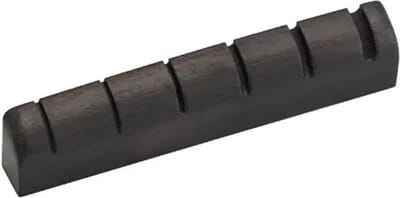 Hosco HSBK-NG1 Zwarte Been Topkam voor Elektrische Gitaar G-Style, 43,4 x 9,3 x 4,8 mm