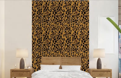 Behang - Fotobehang Panterprint - Luxe - Patronen - Breedte 140 cm x hoogte 220 cm