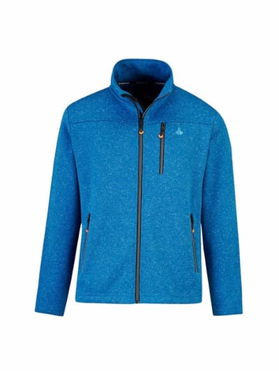 BJØRNSON Tord Gebreid Vest Heren - Outdoor - Maat 2XL - Blauw