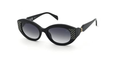 Blumarine SBM239S Nero lucido 53/19/140 WOMAN Zonnebrillen