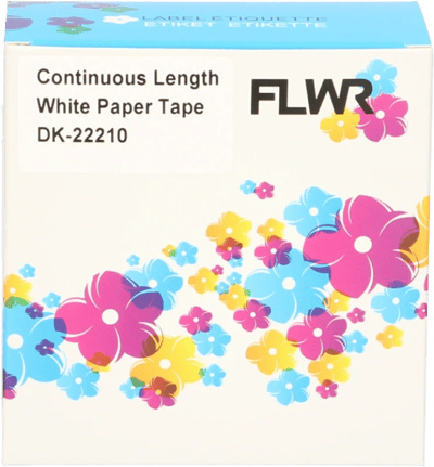 FLWR - Labelprinterrol / DK-22210 / 29mm 30,48 meter - Geschikt voor Brother