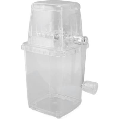 Handmatige IJs Crusher Kleine Draagbare Schaver Handbediende Sneeuwkegelmachine voor Thuis Transparant schoon