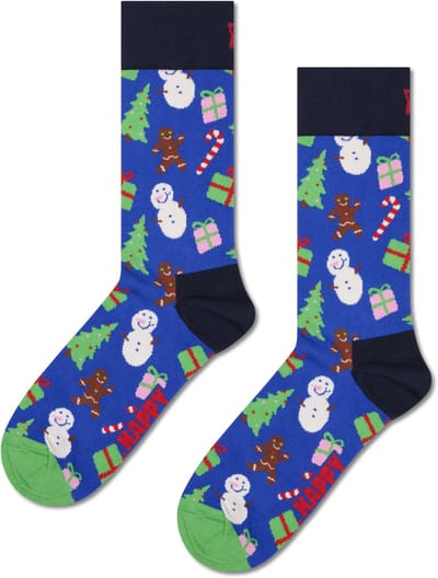 Happy Socks Bring It On Sock - unisex sokken - blauw - Unisex - Maat: 41 - 46