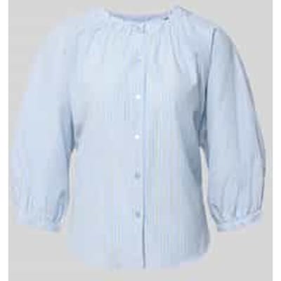 regular fit blouse met plooien model 'Cassy'