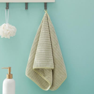Gezichtshanddoeken Gestreepte Volwassen Zachte Washand Absorberende Handdoeken Wastafel Gezichtshanddoek Badkamer Douche Handdoeken 14*29inch 35x75cm