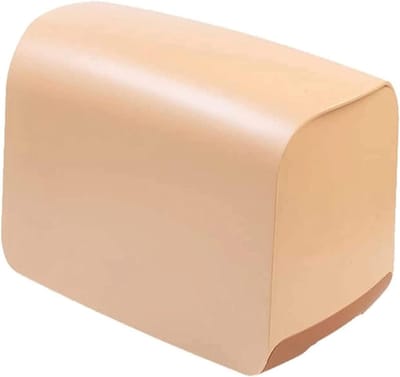 Broodtrommel Opbergbak - Keuken opberger - Brood vers houden - Gegolfd ontwerp bodem - 30x175x22cm - Beige