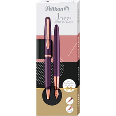 Schrijfset Pelikan Jazz Noble Elegance K36+P36 medium viola