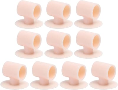 Deurstopper Set - Zonder Boren - Botsingen Voorkomen - Sterke Zuigkracht - 12 Stuks - Roze
