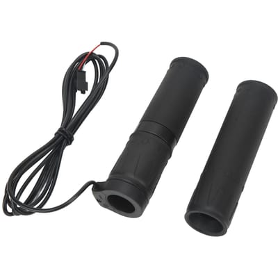 Poignée Accélérateur Vélo Électrique FT 158X Section Moitié Séparée Poignée Rotative Contrôle de Vitesse Poignée avec Connecteur SM black