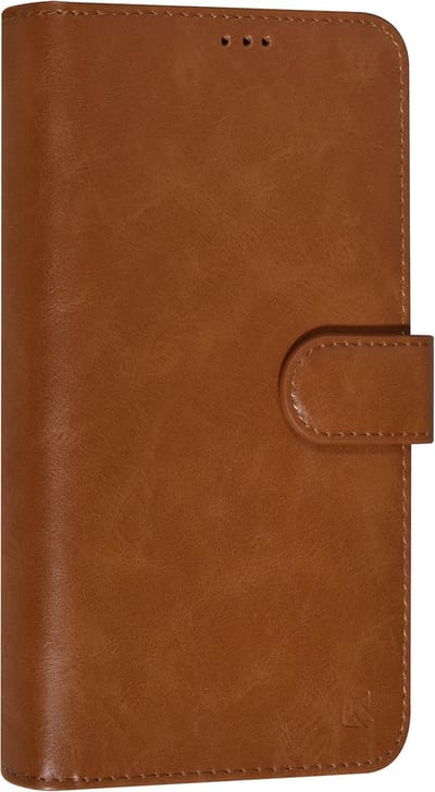 UNIQ Accessory Premium Pu Leer Telefoonhoesje voor Apple iPhone 14 Pro Max - Beschermende Book Case in Bruin