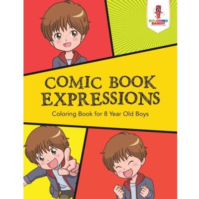 Comic Book Expressions - Coloring Bandit