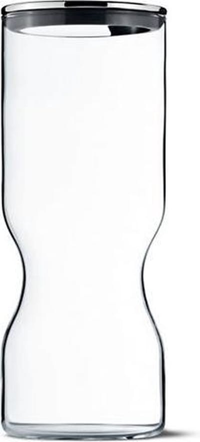 Georg Jensen Alfredo Voorraadpot Glas Met Rvs Deksel 1,5L