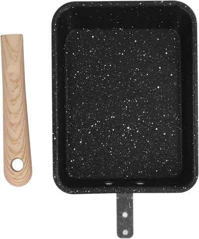 Omelet Pan - Koekenpan - Ontbijt Maken - Antiaanbaklaag - 35.5 cm - Zwart