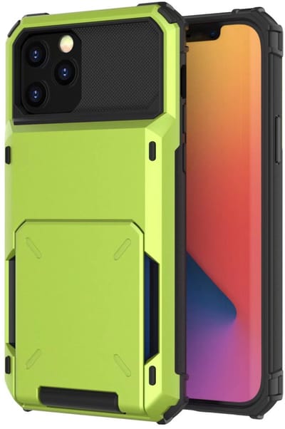 Hoesje geschikt voor Samsung Galaxy A26 - Backcover - Pasjeshouder - Portemonnee - TPU - Groen