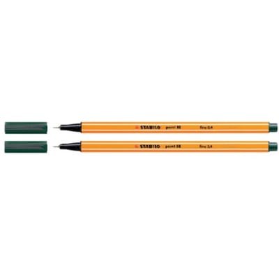 STABILO point 88 - Fineliner 0,4 mm - Aarde Groen - per stuk