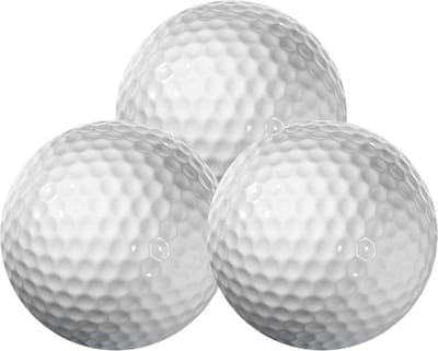 50 Witte Golfballen met Lage Stuitkracht: Ideaal voor Oefenen en Binnen