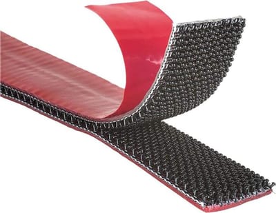 Hakenband - Druksluiting Klittenband - Bevestigen van panelen - Paddenstoelvormige sluiting - 3m x 25mm - Zwart