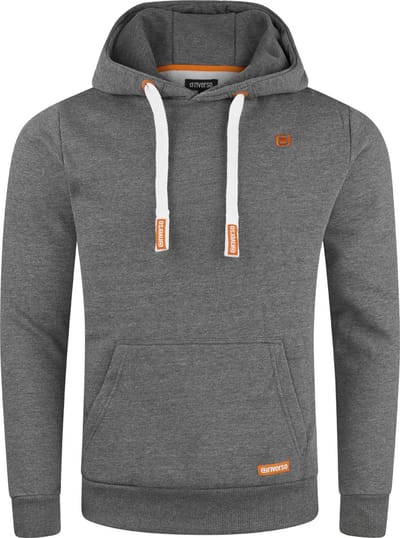 riverso Heren trui RIVLinus regular fit Grijs S Volwassenen hoodie / capuchon trui