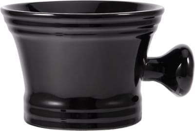 ARAMO® Essentials - Zwarte keramische, geglazuurde en hittebestendige scheerkom (105 x 78 mm)