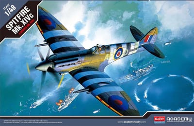 Academy Modelbouwpakket Vliegtuigen - 12274 Supermarine Spitfire Mk. XIVc WWII - Brits Propellervliegtuig Plastic - 1:48 - Modelbouw