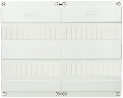 EMAT lege groepenkast 2-rijen 48 modules 440x360mm - wit (85260104)