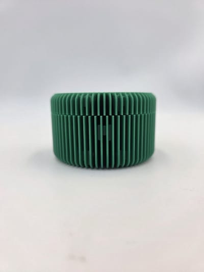 Melktandendoosje - met details - groen