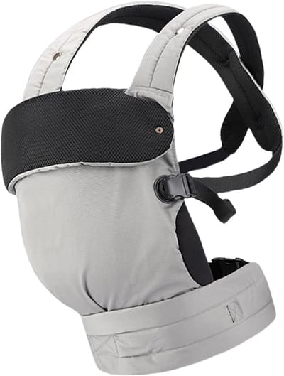 Kinder rugzak - Kinderdrager draagtas - Buitenactiviteiten reizen - Ergonomisch lichtgewicht - 13 x 18 x 13 cm - Grijs