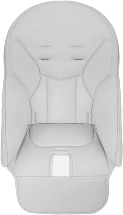 Kussen voor kinderstoel - geschikt voor kinderstoelen, PU-leren kinderstoelen, babystoelen - geschikt voor gestoffeerde kinderstoelen van merken zoals Peg Perego, Kosmic Jané, Baoneo en Siesta Zero3-Lichtgrijs
