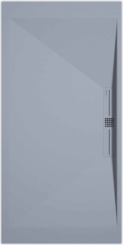 Sanifun douchebak Stone Side Gray Smooth 1100 x 900 P