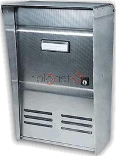 Brievenbus Cassette - Postbak - Post Ontvangen - Wandmontage - 26 x 12 x 37 cm - Roestvrij staal