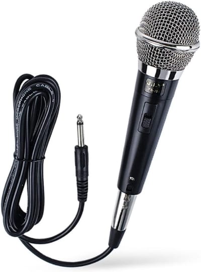 KZQ Professionele dynamische microfoon – Bewegende spoel met ruisonderdrukking – Cardioïde nierkarakteristiek voor helder HiFi-geluid – Met XLR-connector – Geschikt voor zang, presentaties, podium en karaoke – Zwart