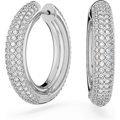 Swarovski 5651392 oorbellen in swarovski metal rhodium white gold plated met pave gezette Swarovski kristallen