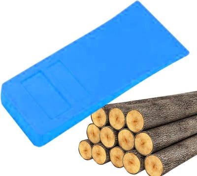 Splijtwiggen - Boomkap wiggen - Veilig bomen vellen - Robuuste ABS constructie - 6 inch - Blauw