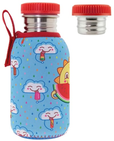 Laken Stainless Steel Freskitos Neoprene Cover And Polypropylene Cap Fles Veelkleurig Kinderen