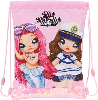Voetenzak Junior Platte Vorm Nanana Sparkles Meerkleurig