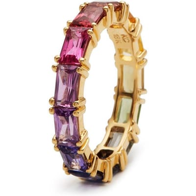 Koperen Glanzende Zirkonia Damesringen Vrouwelijke Dagelijkse Slijtage Stijlvolle Kleurrijke Ringen Verjaardag Meisjescadeau Sieraden 6 beige