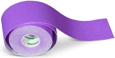 DW4Trading Kinesiotape Sporttape - Fysiotape - Waterproof - 5 cm x 5 meter - Paars