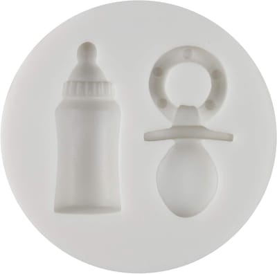 Siliconen Mallen voor Babyfles en Fopspeen in Chocolade Biscuit Vorm voor Fondant Decoratie en Zeep Maken