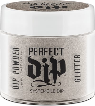Artistic Nail Design Perfect Dip Poeder ' You're Stellar ' ( Platina Goud Glitter )